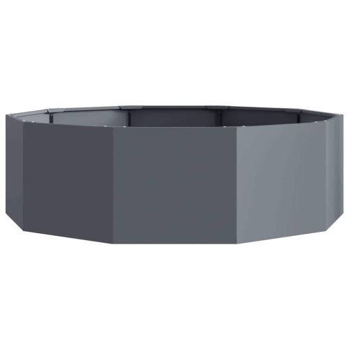Кашпа Антрацит 120 x 120 x 35 см Стомана