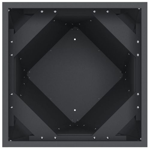 Кашпа Антрацит 30 x 30 x 75 см Стомана