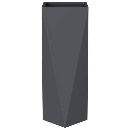 Кашпа Антрацит 30 x 30 x 75 см Стомана