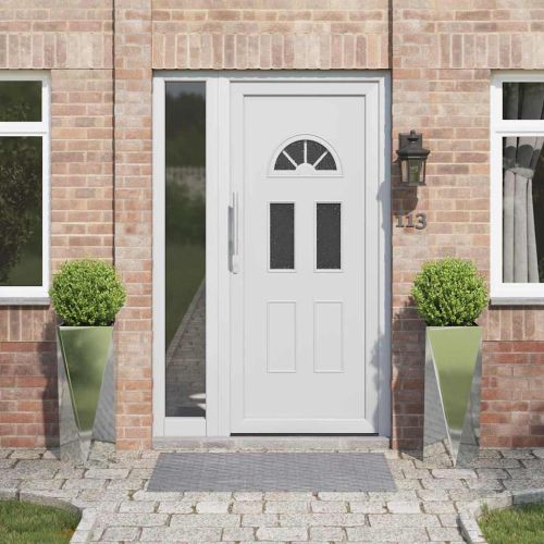 Кашпа 2 pcs Сребрист 30 x 30 x 75 см Галванизирана стомана