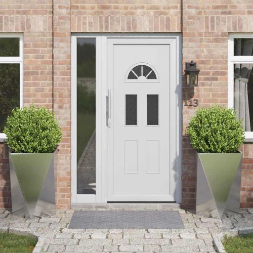 Кашпа 2 pcs Сребрист 50 x 50 x 75 cm Неръждаема стомана