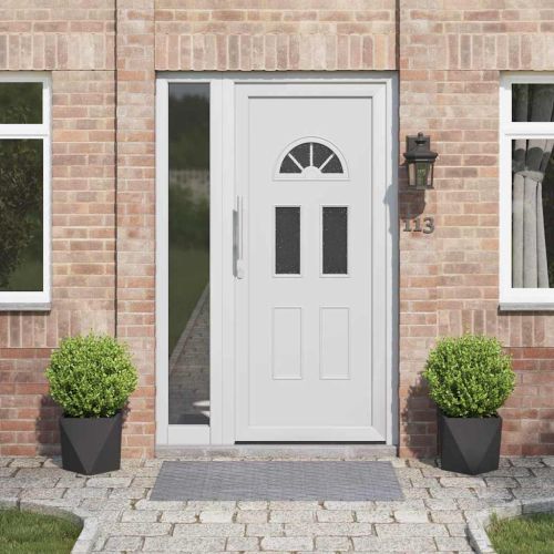 Кашпа 2 pcs Черно 30 x 30 x 30 cm Стомана