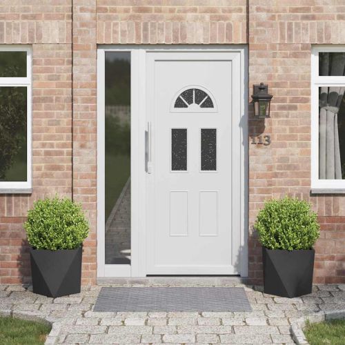 Кашпа 2 pcs Черно 40 x 40 x 40 cm Стомана