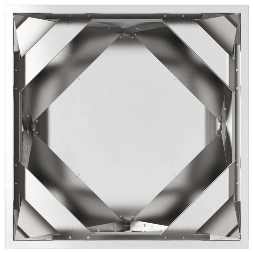 Кашпа 2 бр. Сребрист 50 x 50 x 50 cm Неръждаема стомана