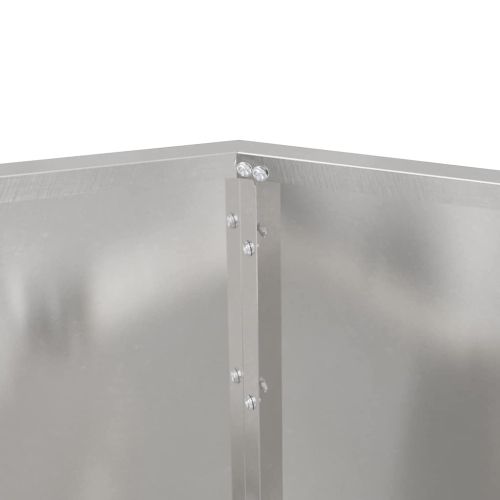 Кашпа Сребристо 75 x 75 x 60 см Неръждаема стомана
