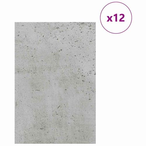 Декор панели 12 бр. Циментено сиво 40 x 60 x 0.27 см