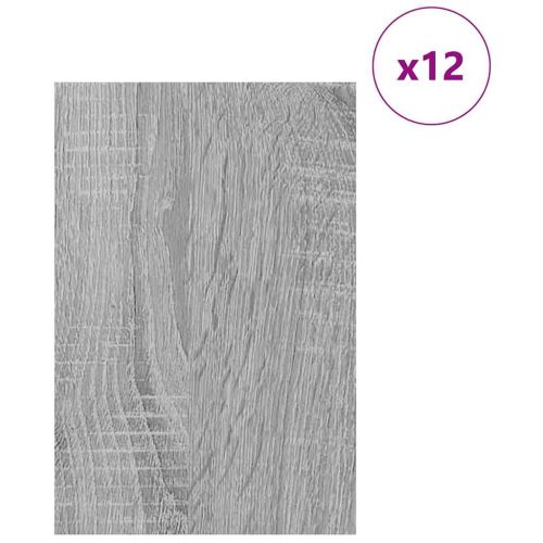 Декор панели 12 pcs Сив Сонома 40 x 60 x 0.27 см