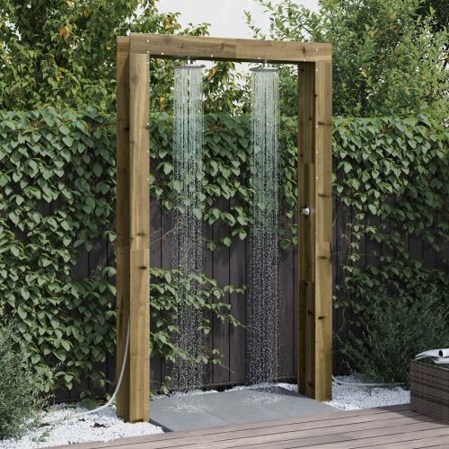 Външен душ Естествен 137 x 23 x 226 см