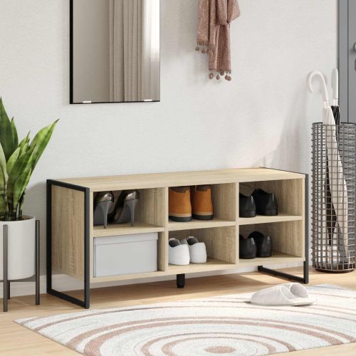 Шкаф за обувки Сонома 100 x 35 x 44 см Инженерно дърво