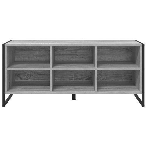 Шкаф за обувки Сив Сонома 100 x 35 x 44 см Инженерно дърво