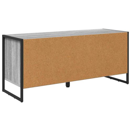 Шкаф за обувки Сив Сонома 100 x 35 x 44 см Инженерно дърво