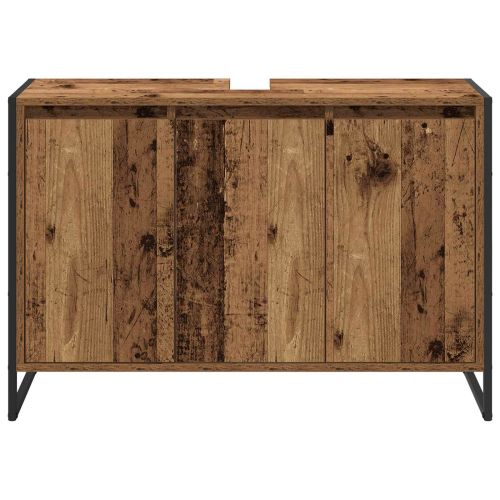 Шкаф за баня Старо дърво 90 x 30 x 60 cm Инженерна дървесина