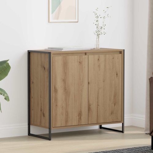 Страничен шкаф Дъб Артизан 79 x 36 x 75 см Инженерно дърво