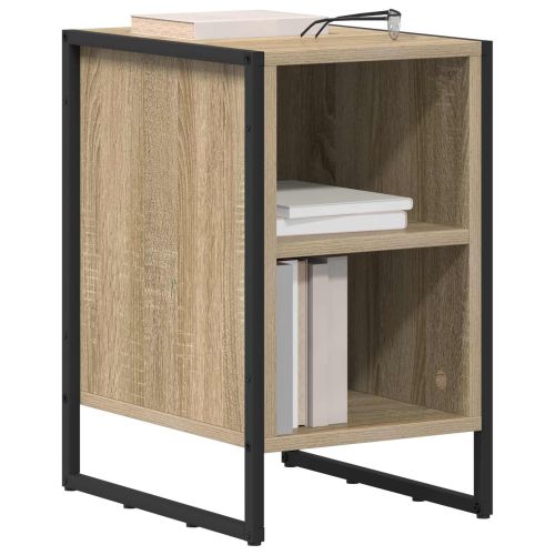 Нощно шкафче Сонома 39.5 x 30 x 50 см Инженерна дървесина