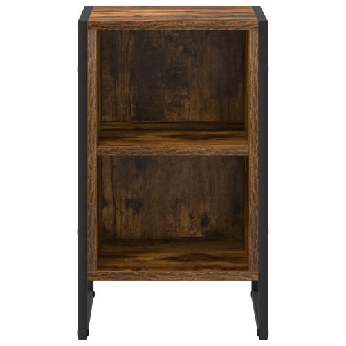Нощно шкафче Димящ дъб 39.5 x 30 x 50 см Инженерна дървесина