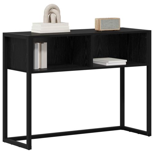 Крайна масичка Черния дъб 100 x 36 x 75 см Инженерна дървесина