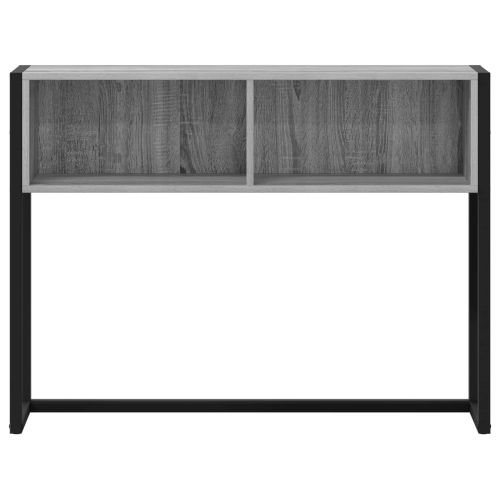 Крайна масичка Сив Сонома 100 x 36 x 75 см Инженерна дървесина