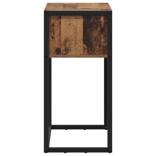 Крайна масичка Старо дърво 100 x 36 x 75 см Инженерна дървесина