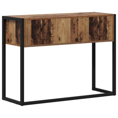 Крайна масичка Старо дърво 100 x 36 x 75 см Инженерна дървесина
