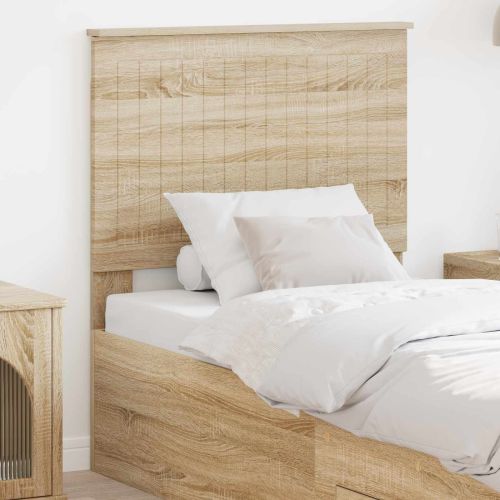 Облегалка за глава с таблото Сонома дъб 80 cm Инженерно дърво