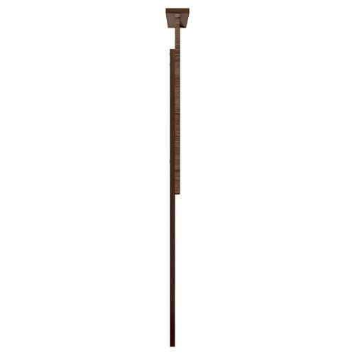 Облегалка за глава с таблото Кафяв дъб 80 cm Инженерно дърво