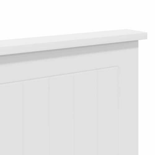 Облегалка за глава Гланц бяло Инженерна дървесина