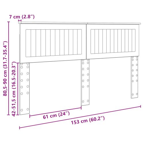 Облегалка за глава Дъб Инженерно дърво