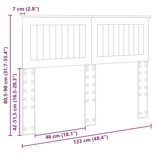 Облегалка за глава Димян дъб Инженерно дърво