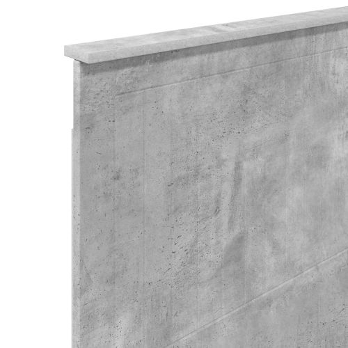 Облегалка за глава Циментено сиво Инженерна дървесина