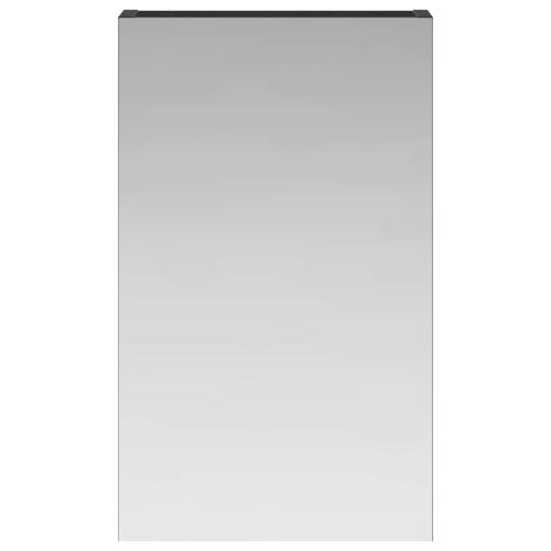 Шкаф с огледало за баня с рафт Черния дъб 30 x 10,5 x 50 см