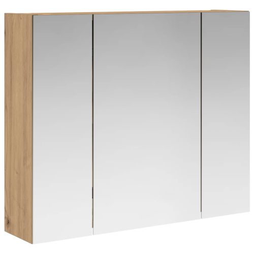 Шкаф с огледало за баня Дъб Артизан 60 x 14,5 x 50 см
