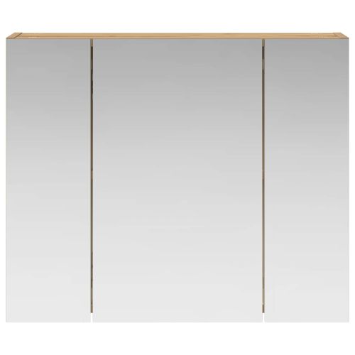 Шкаф с огледало за баня Дъб Артизан 60 x 14,5 x 50 см