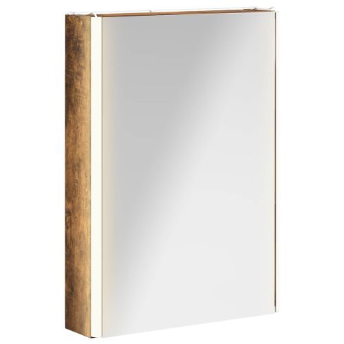 Шкаф с огледало за баня Димян дъб 43 x 11,5 x 60,5 см