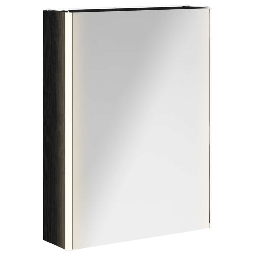 Шкаф с огледало за баня Черния дъб 53,5 x 15,5 x 70 см