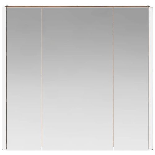 Шкаф с огледало за баня Димян дъб 63,5 x 15,5 x 60,5 см