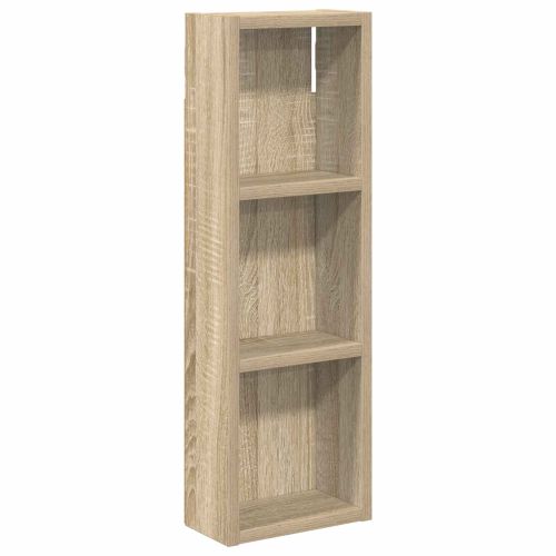 Банен стенен шкаф с рафт Сонома дъб 20 x 10 x 60,5 см