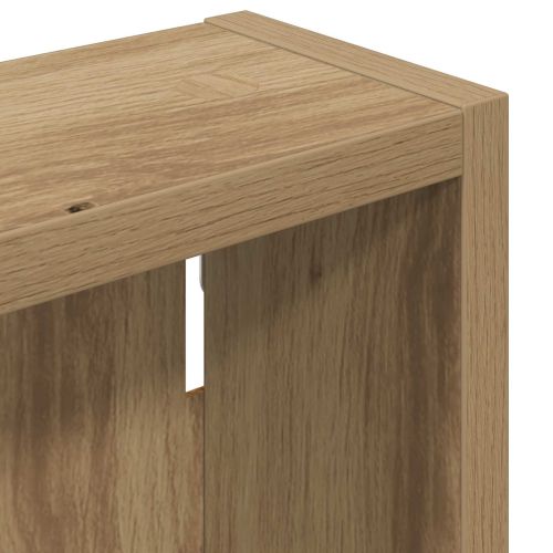 Банен стенен шкаф с рафт Дъб Артизан 20 x 10 x 60,5 см