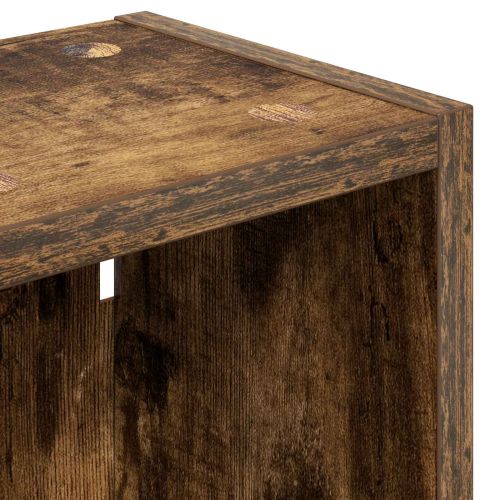 Банен стенен шкаф с рафт Пушена Дъб 20 x 16 x 62,5 см