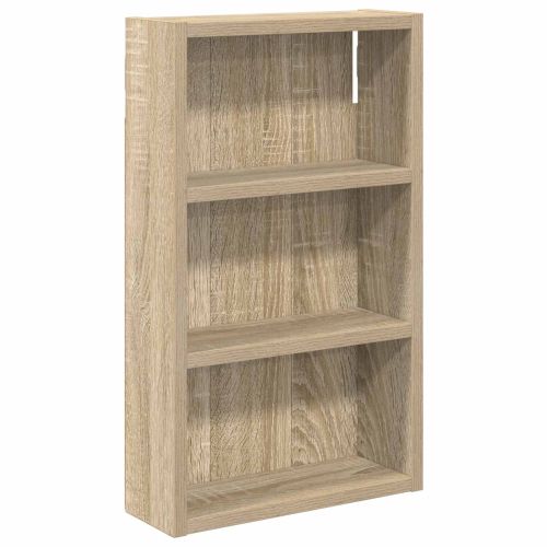 Банен стенен шкаф с рафт Сонома дъб 30 x 10 x 50 см