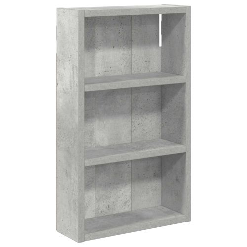 Банен стенен шкаф с рафт Бетонно Сиво 30 x 10 x 50 см