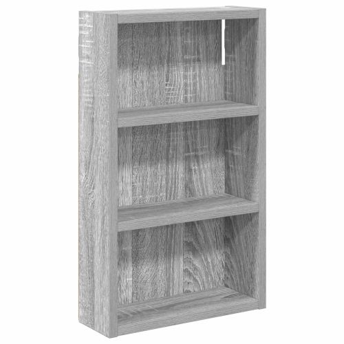 Банен стенен шкаф с рафт Сиво Сонома 30 x 10 x 50 см