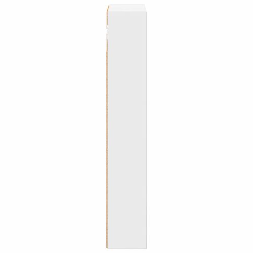 Банен стенен шкаф Бял 30 x 10 x 60,5 см