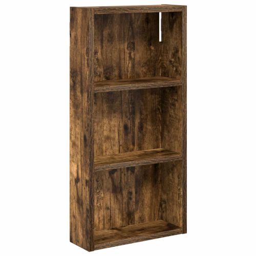 Банен стенен шкаф с рафт Пушена Дъб 30 x 10 x 60,5 см