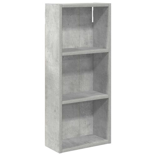 Банен стенен шкаф с рафт Бетонно Сиво 30 x 14 x 70 см