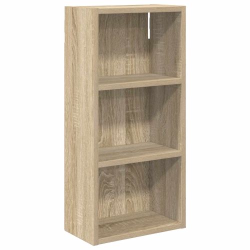 Банен стенен шкаф с рафт Сонома дъб 30 x 16 x 62,5 см