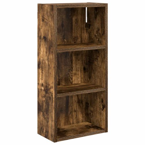 Банен стенен шкаф с рафт Пушена Дъб 30 x 16 x 62,5 см