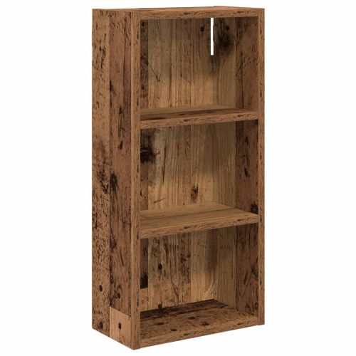 Банен стенен шкаф с рафт Старо дърво 30 x 16 x 62,5 см