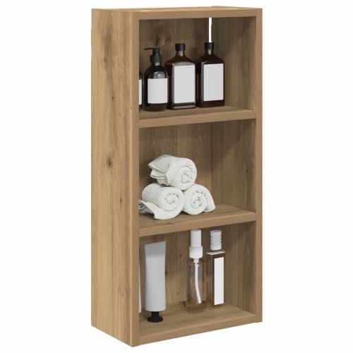 Банен стенен шкаф с рафт Дъб Артизан 30 x 16 x 62,5 см