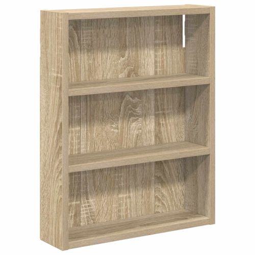 Банен стенен шкаф с рафт Сонома дъб 40 x 10 x 50 см