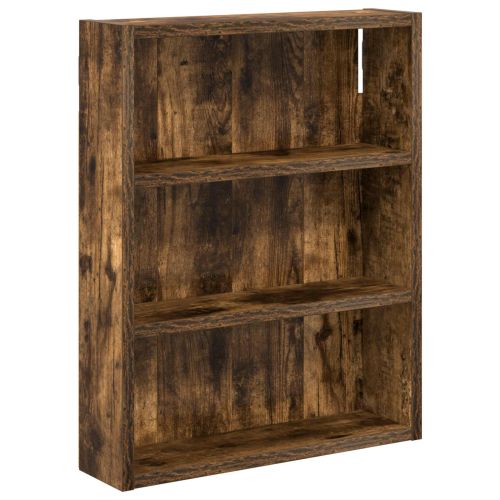 Банен стенен шкаф с рафт Пушена Дъб 40 x 10 x 50 см